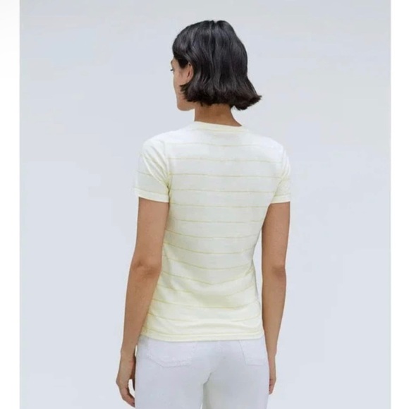Everlane The Organic Cotton Crew T-Shirt In Yellow - Picture 3 of 5